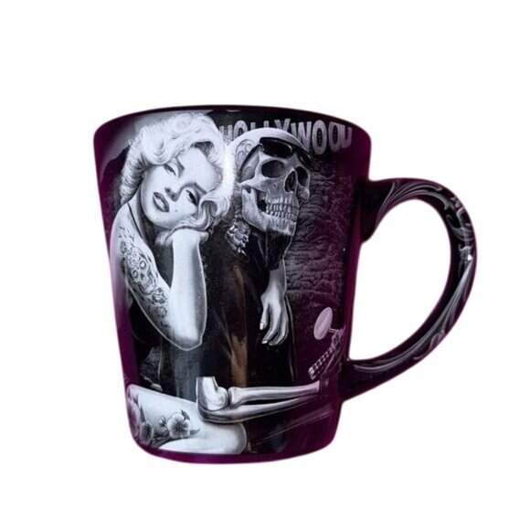 RoddO Die Hollywood Homegirl Black & White Ceramic Mug - Picture 1 of 6